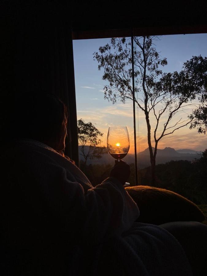 Cabana Romantica Na Serra Com Hidro, Lareira, Lagos E Trilhas Villa Distrik Bom Retiro Bagian luar foto