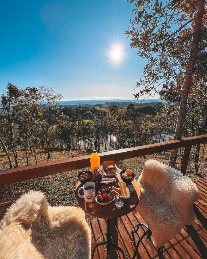 Cabana Romantica Na Serra Com Hidro, Lareira, Lagos E Trilhas Villa Distrik Bom Retiro Bagian luar foto