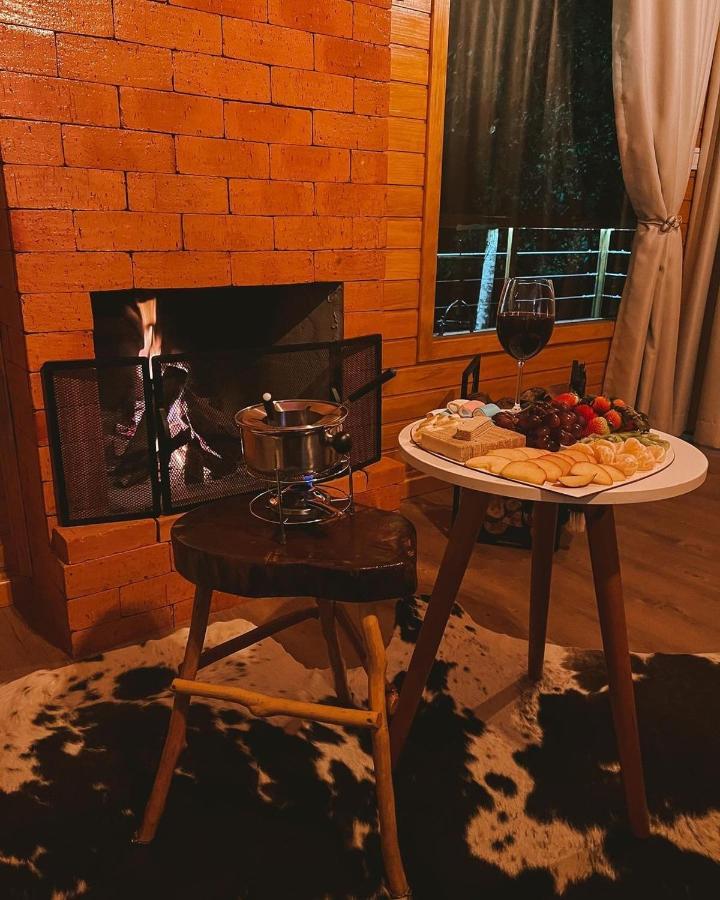 Cabana Romantica Na Serra Com Hidro, Lareira, Lagos E Trilhas Villa Distrik Bom Retiro Bagian luar foto