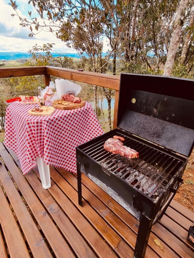 Cabana Romantica Na Serra Com Hidro, Lareira, Lagos E Trilhas Villa Distrik Bom Retiro Bagian luar foto