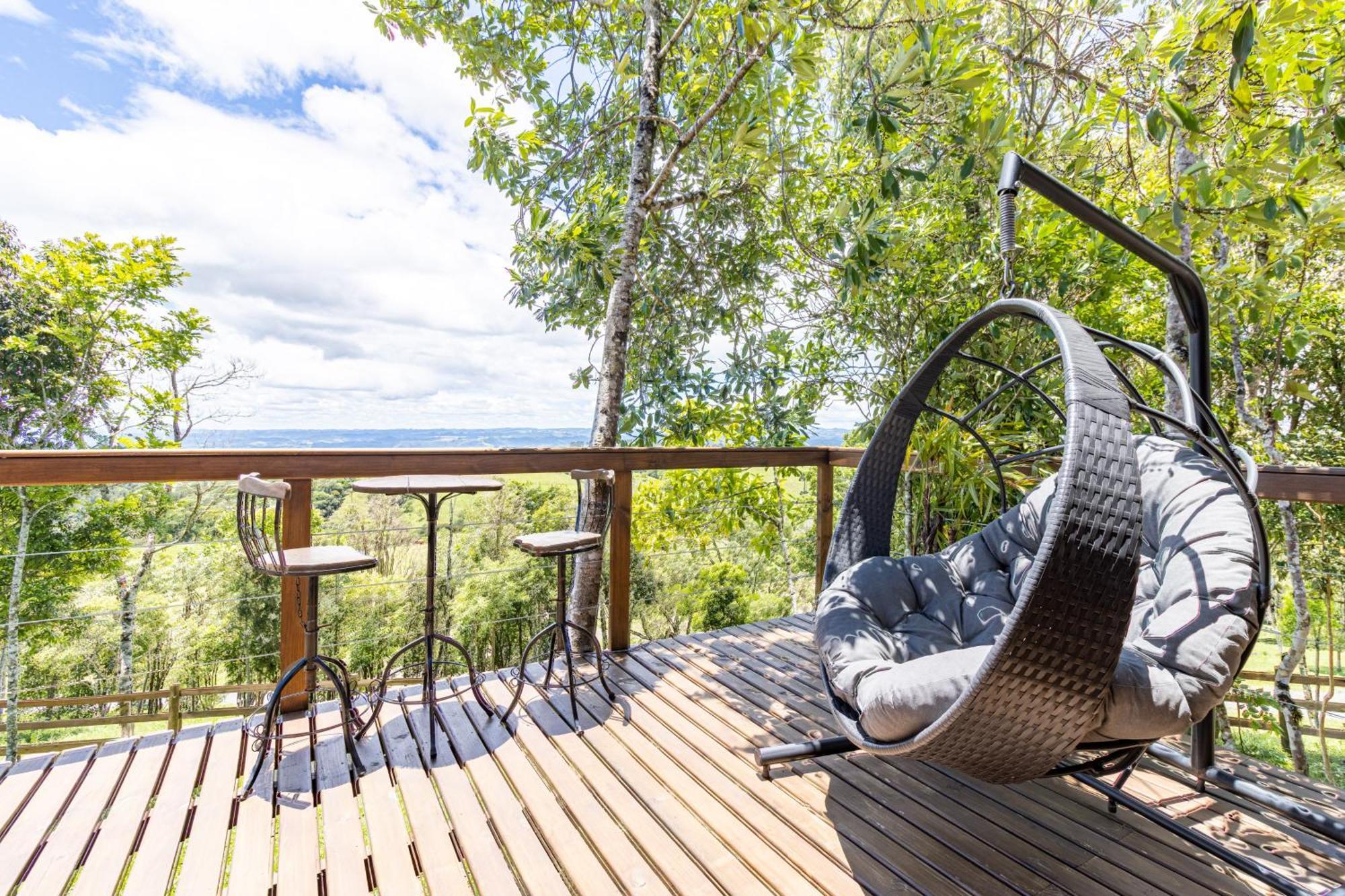 Cabana Romantica Na Serra Com Hidro, Lareira, Lagos E Trilhas Villa Distrik Bom Retiro Bagian luar foto